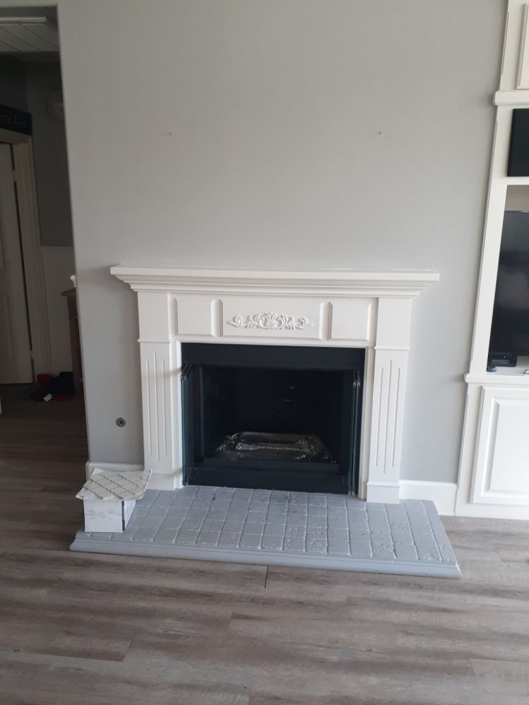 firepalce before
